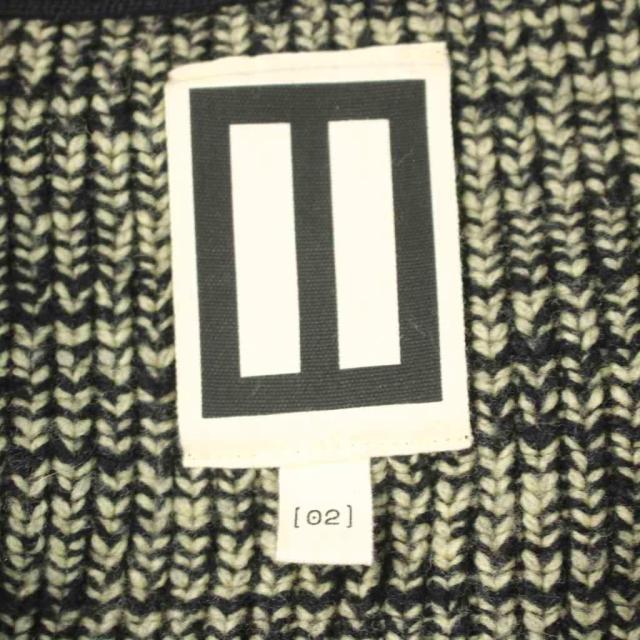 【中古】dune daisuke tanabe 田邉大祐 ハーフジップ ニット セーター 長袖 02 黒 ブラック ■GY12 /MQ メンズ_5