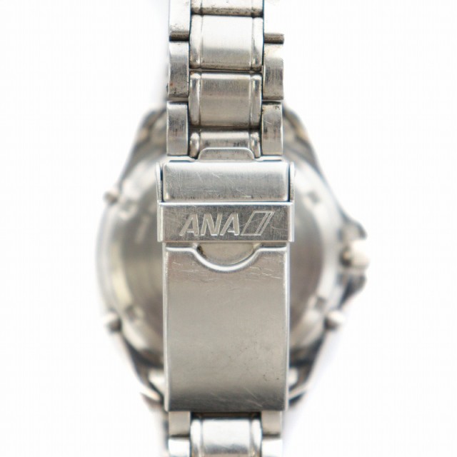 中古】セイコー SEIKO 全日空 ANA フライトクロノグラフ ボーイング トリプルセブン 777 腕時計 クォーツ 青文字盤の通販はau PAY  マーケット - ブランド古着のベクトル | au PAY マーケット－通販サイト