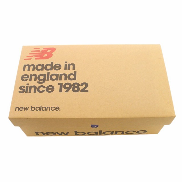 【中古】未使用品 ニューバランス NEW BALANCE M576RED スニーカー ローカット レザー 英国製 US9 27?p 赤 レッド