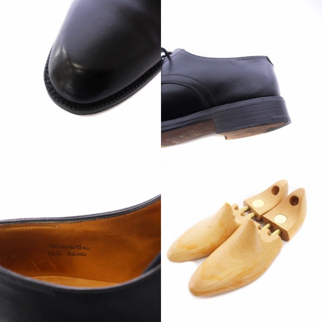 【中古】ジョンロブ JOHN LOBB Abington 2010 ビジネス シューズ レースアップ プレーントゥ レザー 7.5E 26cm 黒