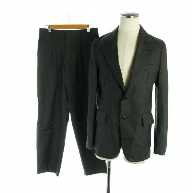 【中古】COMME des GARCONS HOMME PLUS AD2002 シングルスーツ セットアップ 上下 テーラードジャケットの通販は