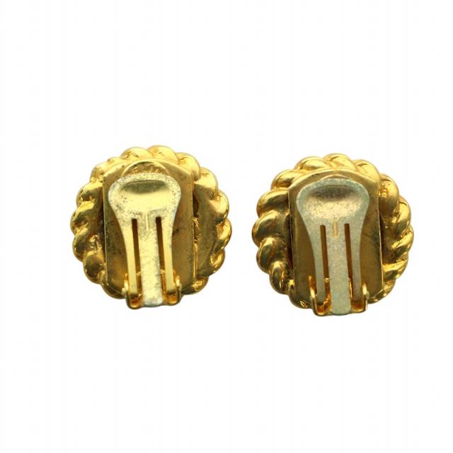 【中古】CELINE オールドセリーヌ ヴィンテージ イヤリング マカダム ブラゾン 両耳用 クリップ ゴールドカラー 金色の通販は 【中古】CELINE オールドセリーヌ ヴィンテージ イヤリング マカダム ブラゾン 両耳用 クリップ ゴールドカラー 金色の通販は