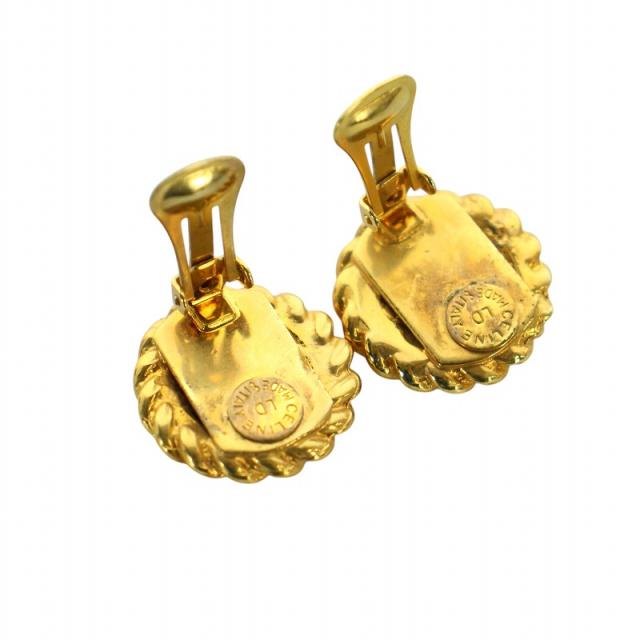 【中古】CELINE オールドセリーヌ ヴィンテージ イヤリング マカダム ブラゾン 両耳用 クリップ ゴールドカラー 金色の通販は 【中古】CELINE オールドセリーヌ ヴィンテージ イヤリング マカダム ブラゾン 両耳用 クリップ ゴールドカラー 金色の通販は