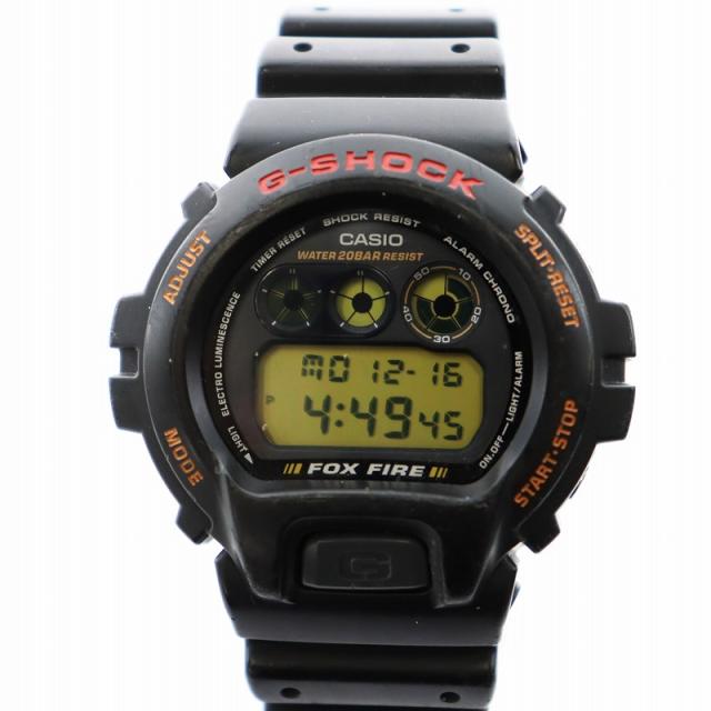 【中古】カシオジーショック CASIO G-SHOCK 腕時計 ウォッチ クォーツ デジタル ロゴ 黒 ブラック DW-6900Bの通販は