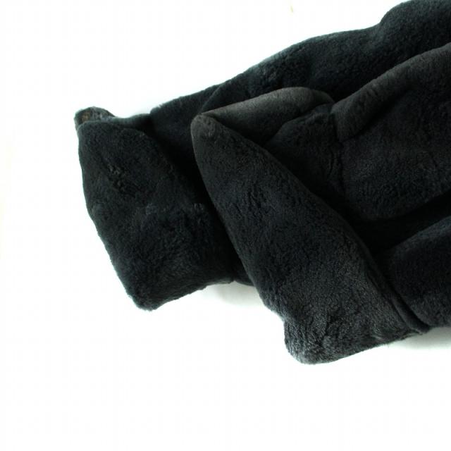 Valentino SAGA MINK ファーコート 銀タグ 黒 XL VALENTINO SAGAMINK