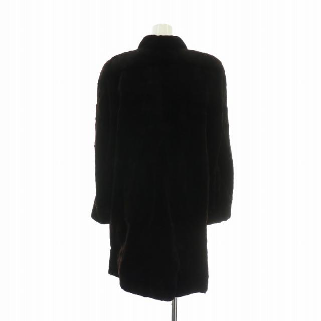 サガミンク 銀サガ 大きいサイズ 13号 ミドル丈コート リアルファー