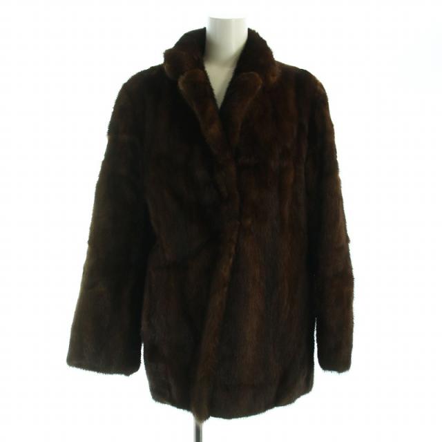 ミンク ファーコート ミンクファー フーディドロスト ベストコート