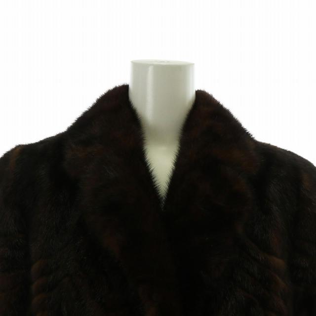 中古】パロディ palody ファーコート アウター 毛皮 ミンク ミドル 肩
