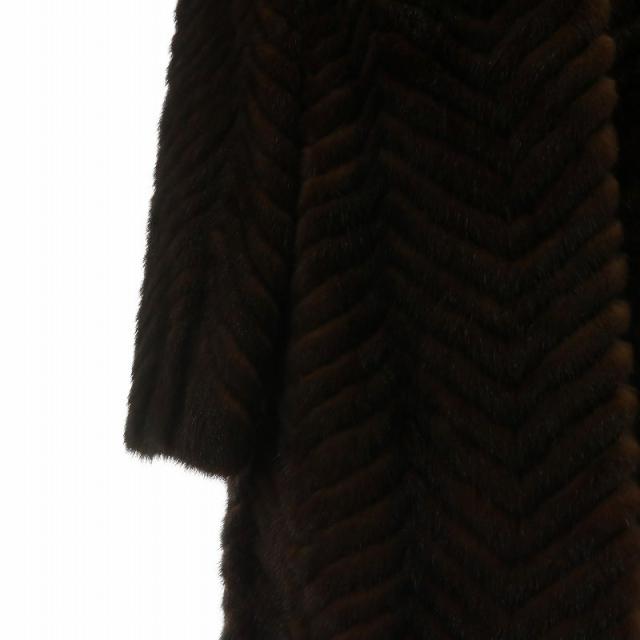 中古】パロディ palody ファーコート アウター 毛皮 ミンク ミドル 肩