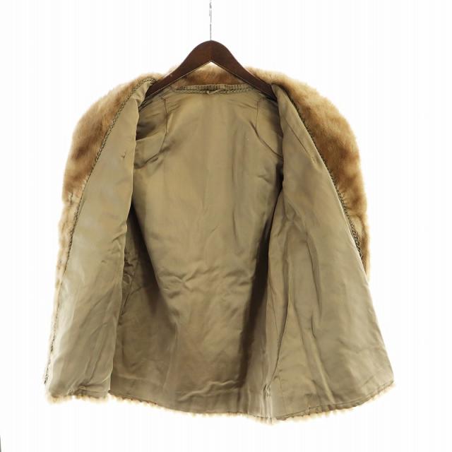 中古】ノーブランド品 毛皮コート ミンクファー 総裏地 長袖