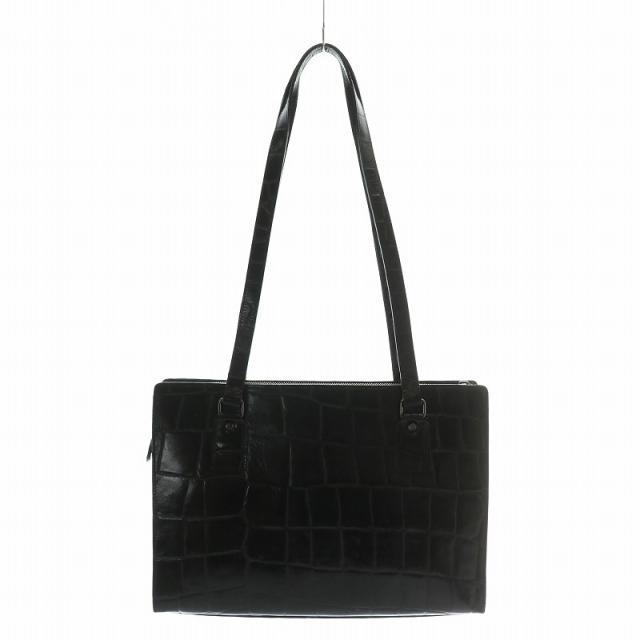 ジャンポールゴルチエショルダーバッグハンドバッグレザーブラッククロコ