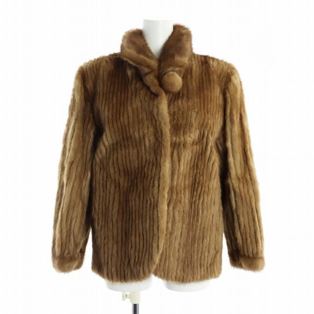 中古】サガミンク SAGA MINK 銀サガ ELEGANS 毛皮コート ミンク