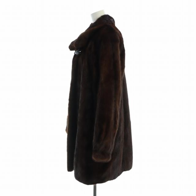 中古】ナカムラファー nakamura fur 毛皮コート ブラウンミンクファー