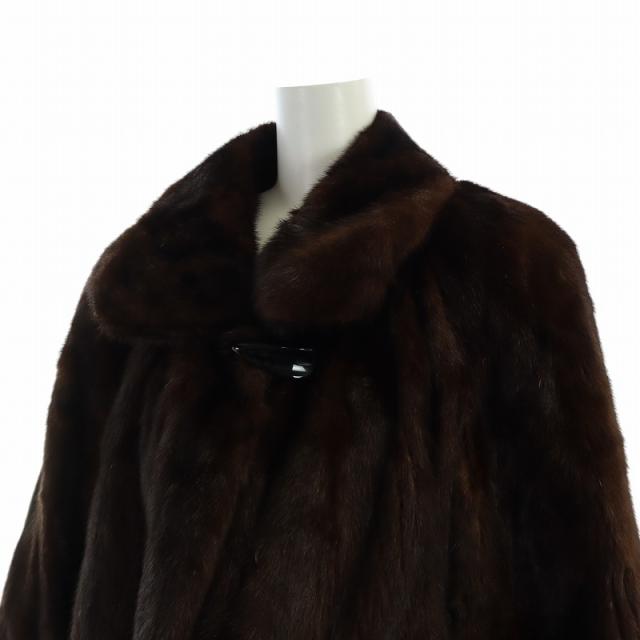 中古】ナカムラファー nakamura fur 毛皮コート ブラウンミンクファー