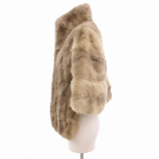 【中古】ピエールカルダン Pierre Cardin 毛皮 サファイアミンクファー ケープ ポンチョ ショール 羽織り 中古】ピエールカルダン Pierre Cardin 毛皮 サファイアミンクファー