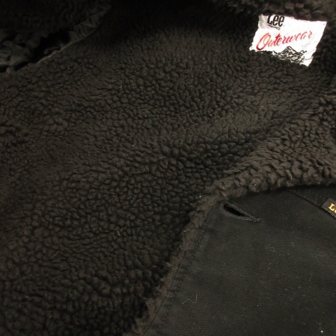 SOPHNET✖️Lee ボア襟付きブラックジャケット SOPHNET✖️Lee ボア襟付きブラックジャケット