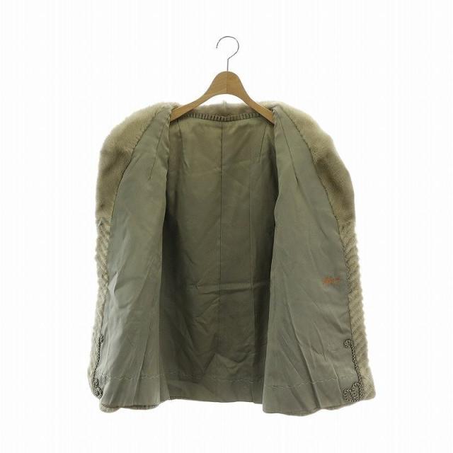 中古】ノーブランド ファーコート アウター 毛皮 サファイアミンク