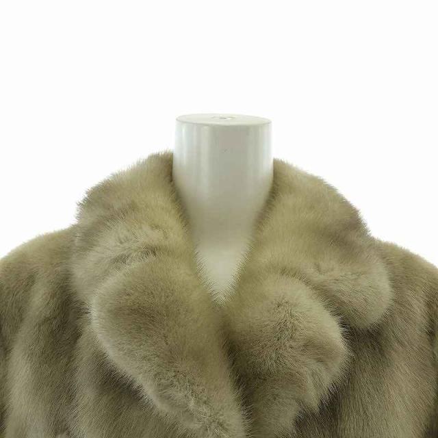 中古】ノーブランド ファーコート アウター 毛皮 サファイアミンク