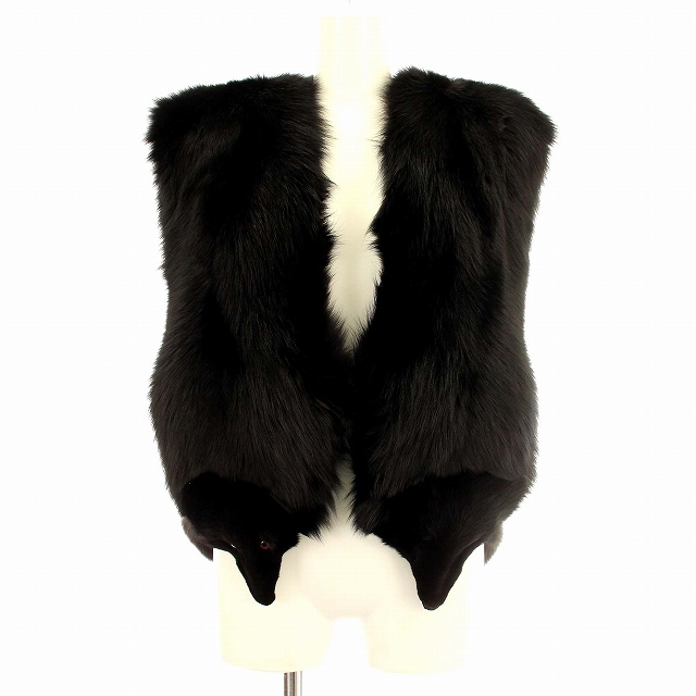 中古】サガフォックス SAGA FOX 金サガロイヤル 毛皮 ベスト