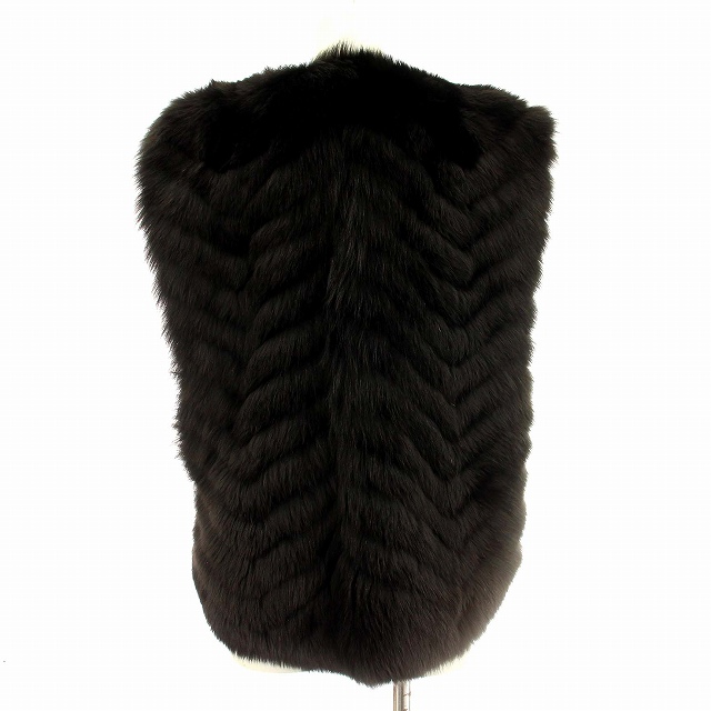 中古】サガフォックス SAGA FOX 金サガロイヤル 毛皮 ベスト