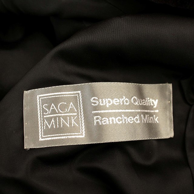サガミンク ファーコート シェアードミンク 銀サガ Superd