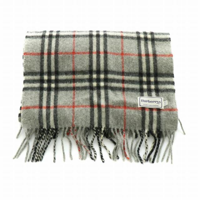 美品☆BURBERRYS　カシミヤ　マフラー　ノバチェック　白タグ 美品】バーバリー 現行 マフラー ノバチェック カシミヤ100% 白
