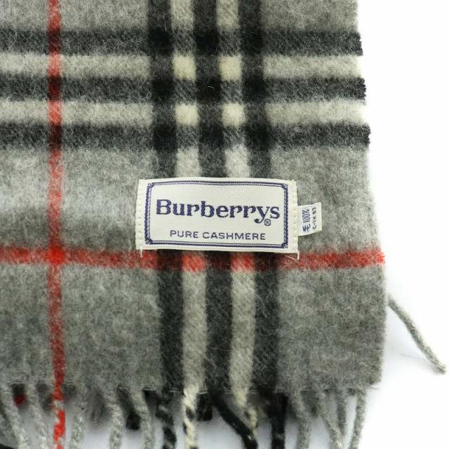 90sヴィンテージ英国製バーバリーBURBERRY カシミヤ100%大判マフラー BURBERRY バーバリー マフラー カシミヤ100% ロング 大判 英国