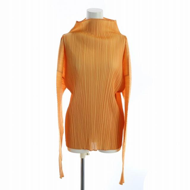 中古】プリーツプリーズ イッセイミヤケ カットソー 長袖 プリーツ