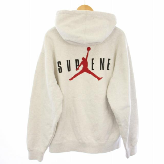 【中古】シュプリーム JORDAN 24AW Hooded Sweatshirt パーカー プルオーバー M グレー HF0836-051 ■MT メンズ 中古】シュプリーム JORDAN 24AW Hooded Sweatshirt パーカー プル