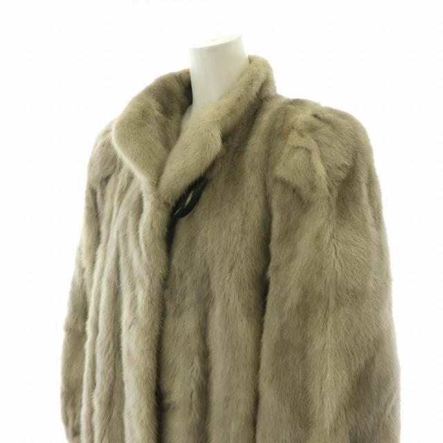 【中古】サガミンク SAGA MINK  金サガ ロイヤル サファイアミンクファー コート 毛皮 ハーフ F グレー 中古】サガミンク SAGA MINK ROYAL 金サガ ロイヤル サファイアミンク