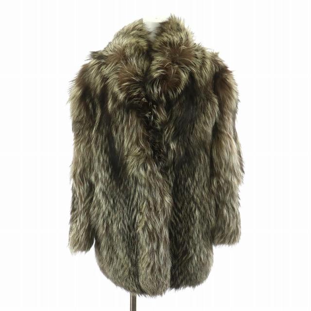 フォックスファー コート SAGA FOX レディース ゆったり サイズ13