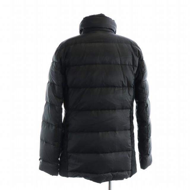 【中古】フェンディ FENDI ダウンジャケット フェイクファー 切替 ジップアップ ズッカ柄 42 L 黒 FJ5724 ZBD 中古】フェンディ FENDI ダウンジャケット フェイクファー 切替 ジップ