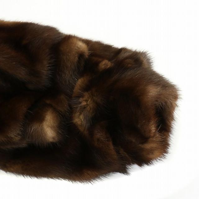 中古】バロン BaRon ミンクファー コート ショールカラー ミドル丈