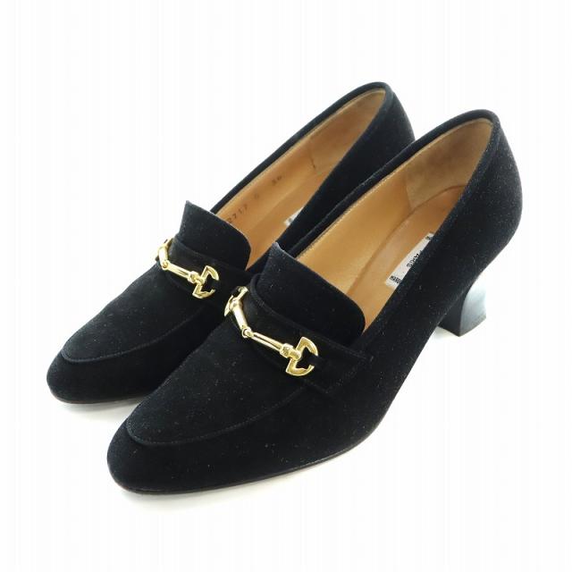 セリーヌパンプス（黒） CELINE セリーヌ エナメル パンプス ブラック