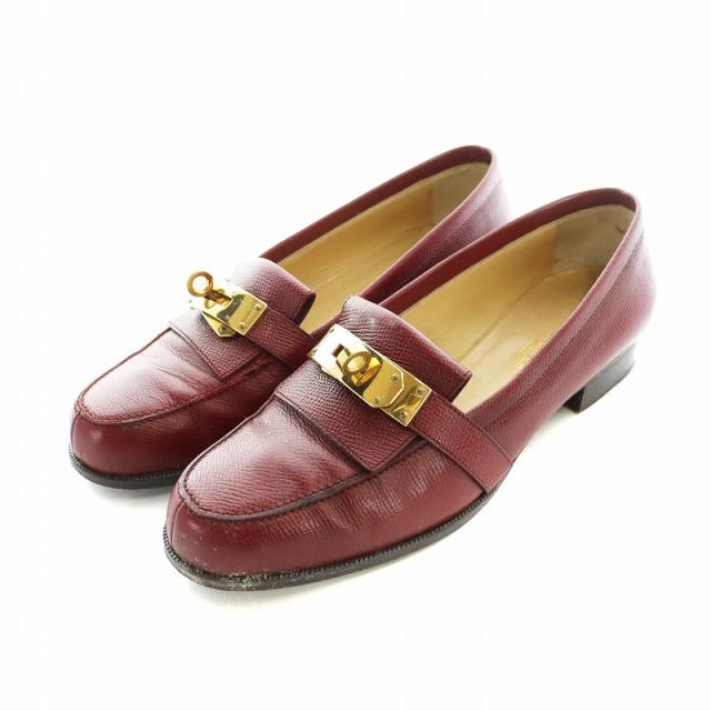 エルメス HERMES ケリー ゴールド金具 ローファー エルメス Hermes