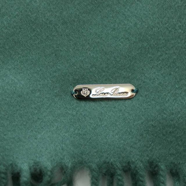 中古】ロロピアーナ Loro Piana カシミヤ100％ マフラー ロゴプレート