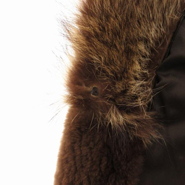 中古】palody ファーコート ミンクファー 毛皮 茶 ブラウン □GY18 /TZ