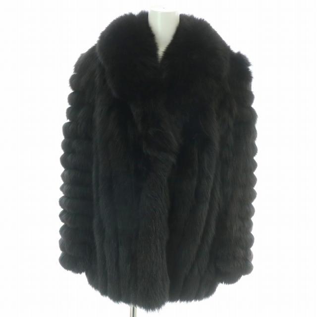 現品のみ】SAGAFOX サガフォックス ファーブラック 黒 シルバー