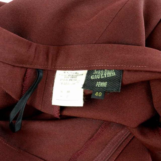 中古】ジャンポールゴルチエ ファム スラックス フレア ベルボトム