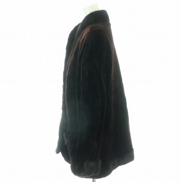 中古】サガミンク SAGA MINK 銀サガ ファーコート ミドル ハーフ