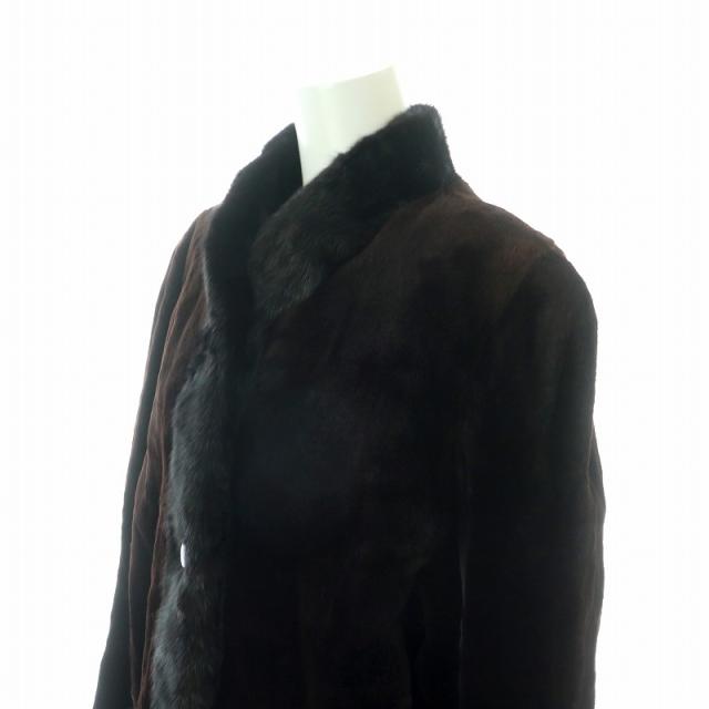 中古】サガミンク SAGA MINK 銀サガ ファーコート ミドル ハーフ