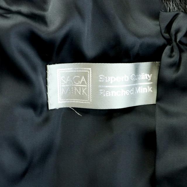 中古】サガミンク SAGA MINK 銀サガ ファーコート ミドル ハーフ