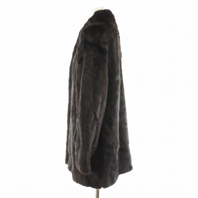 中古】フラッシュ ファー FLUSH FUR ファーコート 毛皮コート ミドル丈