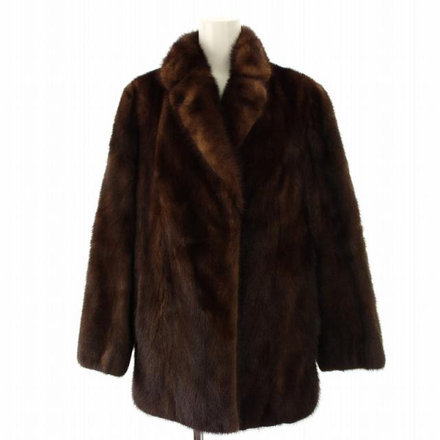 中古】サガミンク SAGA MINK LAPP FUR ミンクファーコート ショート