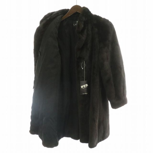 中古】未使用品 ランバン LANVIN ブラックグラマ BLACKGLAMA ファー