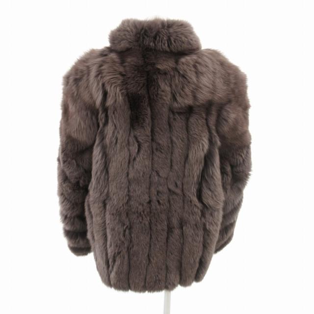 ブルーフォックス ジンドウ サガフォックス ハーフコート リアルファー