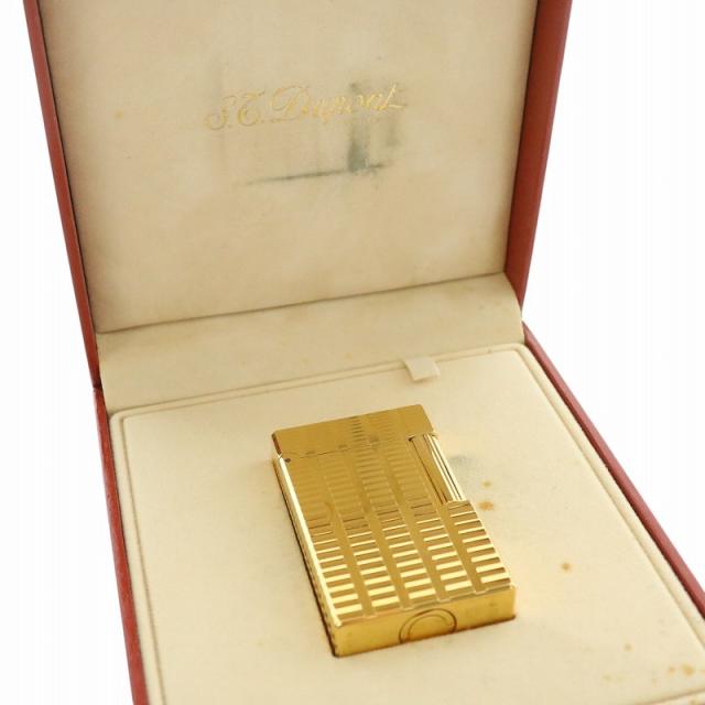 エステーデュポン ギャッツビー 4211 ガスライター ローラー ゴールドカラー 中古】エステーデュポン S.T.DUPONT GATSBY ギャッツビー 4211