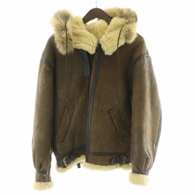 AVIREX LTD. B3 サイズ40 レザー ムートン ジャケット AVIREX