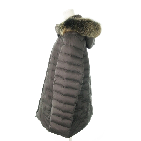 中古】バルマン BALMAIN ダウンジャケット ステンカラー ブルー