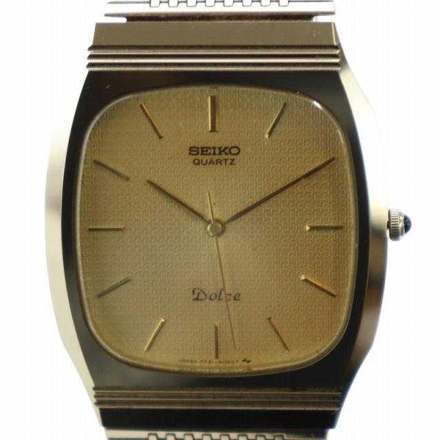 セイコードルチェスクエア A-16 希少 稼働品 SEIKO DOLCE スクエア型